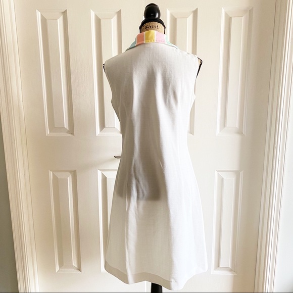 1960’s Country Fair Rainbow Point Collar Dress 16 - Picture 9 of 9